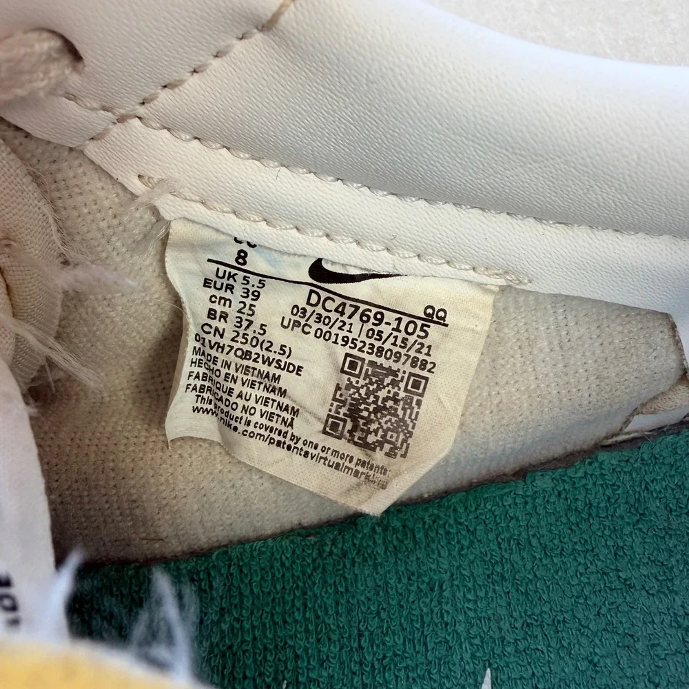 Nike Women's‎ Blazer Low '77 White/Orange/Gold/Blue DC4769-105 Size 8